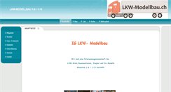 Desktop Screenshot of lkw-modellbau.ch